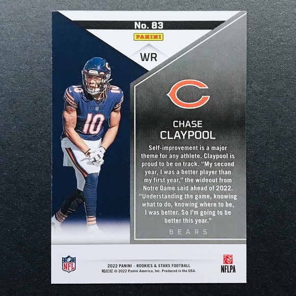 Chase Claypool - 2022 Rookies and Stars #83 - Picture 2 of 2